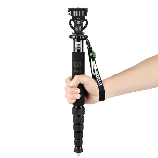 Hovedbilde Sirui P-306 ettbeinstativ / monopod med tilthode 
